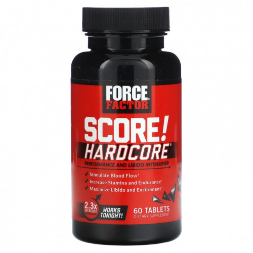 Force Factor, Score! Hardcore`` 60 таблеток