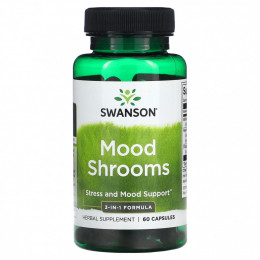 Swanson, Mood Shrooms, 60 капсул