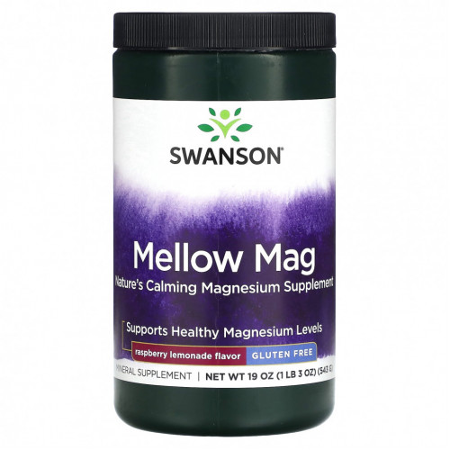 Swanson, Mellow Mag, малиновый лимонад, 543 г (19 унций)