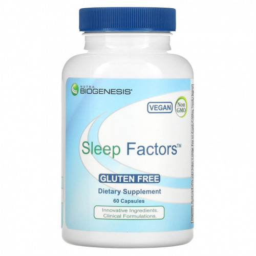 Nutra BioGenesis, Sleep Factors, 60 капсул