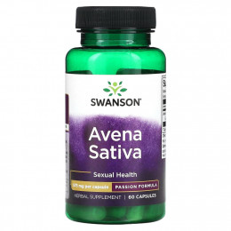 Swanson, Avena Sativa, 575 мг, 60 капсул