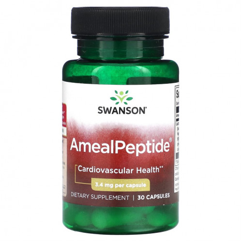 Swanson, AmealPeptide, 3,4 мг, 30 капсул