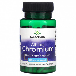 Swanson, Albion Chromium, 200 мкг, 180 капсул