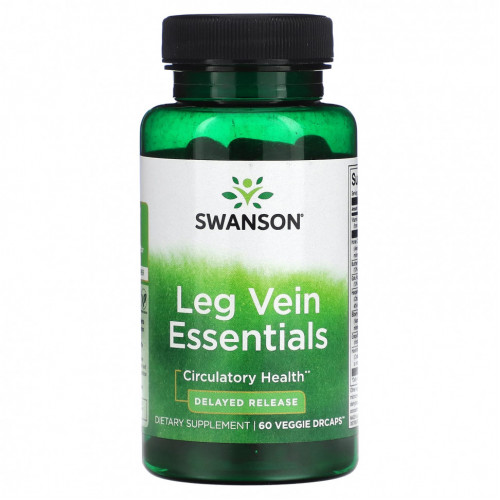 Swanson, Leg Vein Essentials, 60 вегетарианских капсул