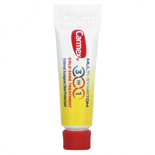 Carmex, Multi-Symptom, средство 3 в 1 от герпеса, 2 г (0,07 унции)