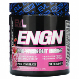 EVLution Nutrition, ENGN, Pre-Workout Engine, Pink Starblast, 273 г (9,6 унции)