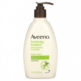 Aveeno, Positively Radiant, осветляющее очищающее средство, 325 мл (11 жидк. Унций)