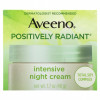 Aveeno, Positively Radiant, интенсивный ночной крем, 48 г (1,7 унции)