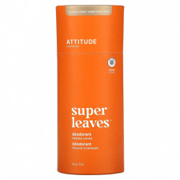 ATTITUDE, Super Leaves, дезодорант, листья апельсина, 85 г (3 унции)