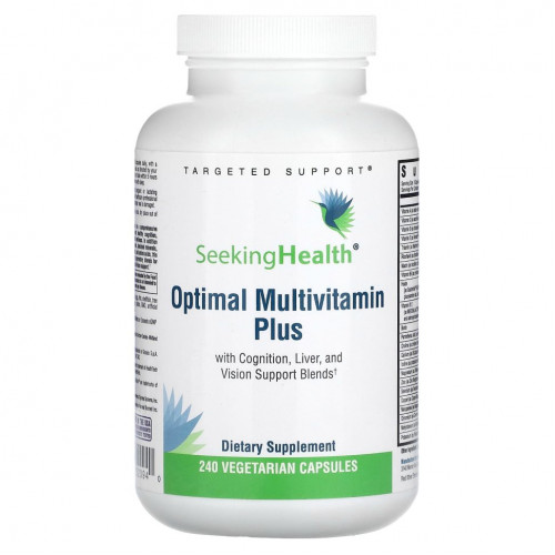 Seeking Health, Optimal Multivitamin Plus, 240 вегетарианских капсул