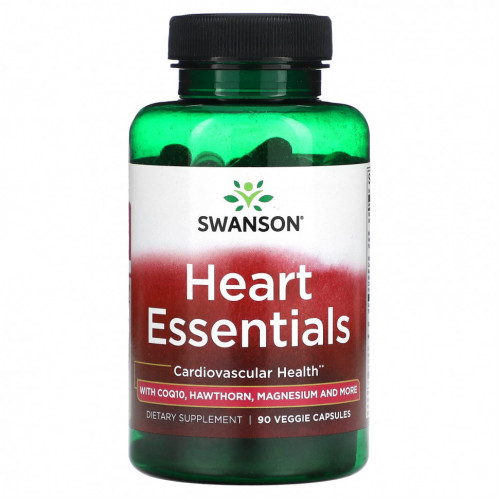 Swanson, Heart Essentials, 90 растительных капсул