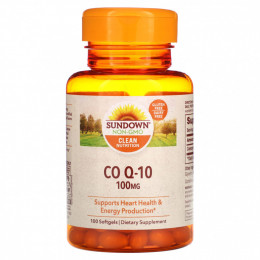 Sundown Naturals, Co Q-10, 100 мг, 100 мягких таблеток