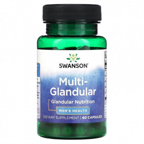 Swanson, Multi-Glandular, для мужского здоровья, 60 капсул