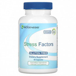 Nutra BioGenesis, Stress Factors`` 60 капсул (Товар снят с продажи)