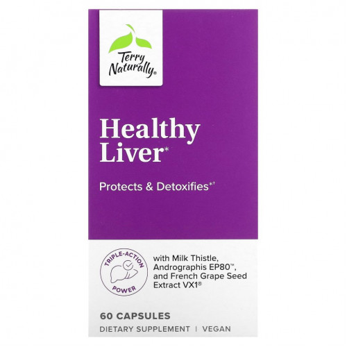 Terry Naturally, Healthy Liver, 60 капсул