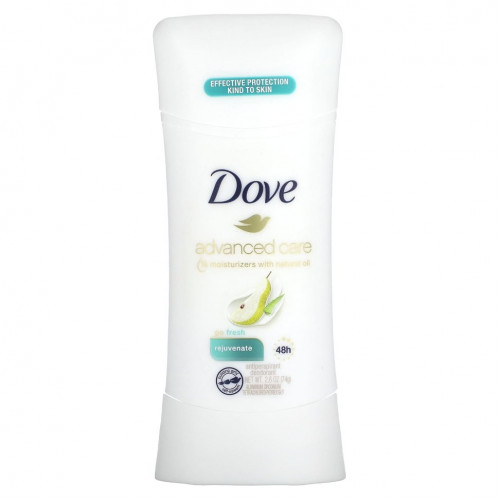 Dove, Advanced Care, дезодорант-антиперспирант, омолаживающий, 74 г (2,6 унции)