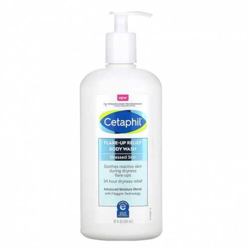 Cetaphil, Очищающее гель для душа, против стресса, 591 мл (20 жидк. Унций)