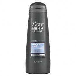 Dove, Men + Care, охлаждающий шампунь, ледяной ментол, 355 мл (12 жидк. Унций)