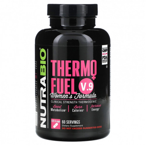 Nutrabio Labs, ThermoFuel V.9 Women's Formula, 120 капсул