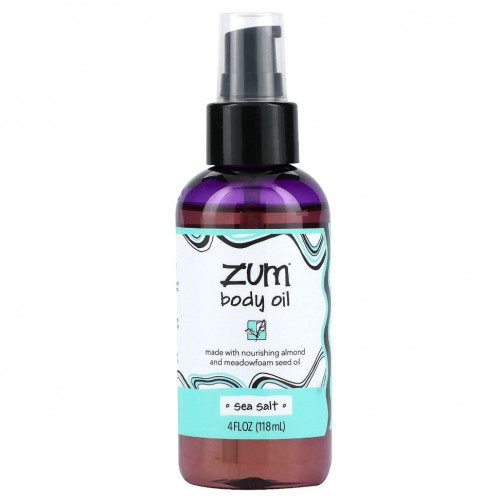 ZUM, Zum Body Oil, морская соль, 118 мл (4 жидк. Унции)