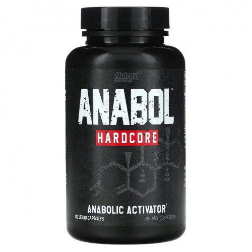 Nutrex Research, Anabol Hardcore, 60 жидких капсул