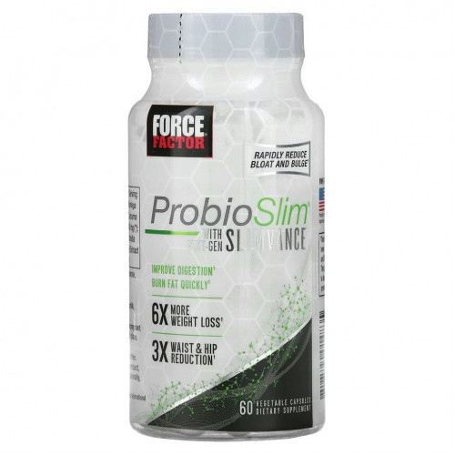 Force Factor, ProbioSlim + Next-Gen SLIMVANCE, 60 капсул