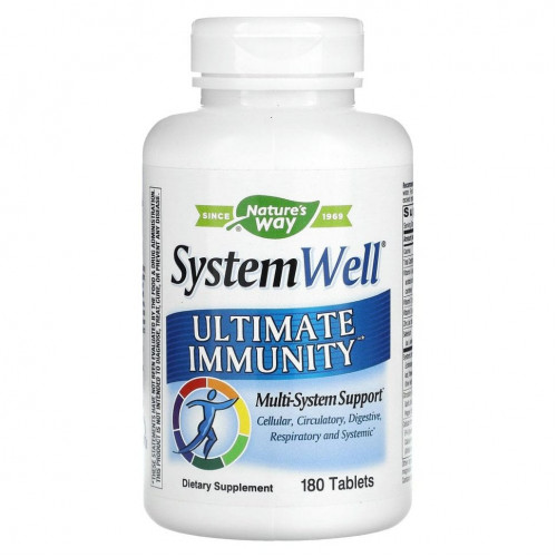 Nature's Way, System Well, Ultimate Immunity, 180 таблеток