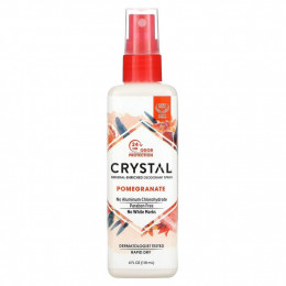 Crystal Body Deodorant, Обогащенный минералами дезодорант, гранат, 118 мл (4 жидк. Унции)