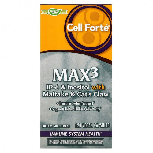 Nature's Way, Cell Fort? MAX3, 120 веганских капсул