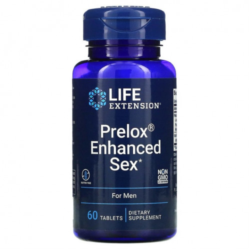 Life Extension, Prelox Enhanced Sex, для мужчин, 60 таблеток