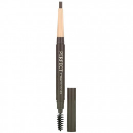 Missha, Perfect Eyebrow Styler, серо-коричневый, 0,15 г (0,005 унции)