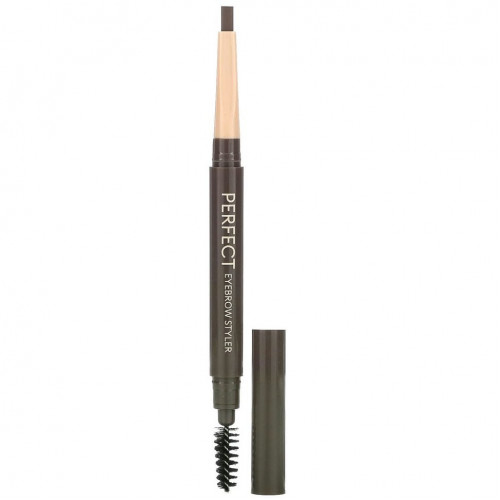 Missha, Perfect Eyebrow Styler, серо-коричневый, 0,15 г (0,005 унции)