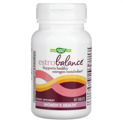 Nature's Way, EstroBalance с поглощаемым комплексом BR-DIM, 60 таблеток