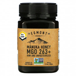 Egmont Honey, Мед манука, необработанный и непастеризованный, 263+ MGO, 500 г (17,6 унции)