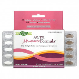 Nature's Way, AM/PM Menopause Formula, женское здоровье, 60 таблеток