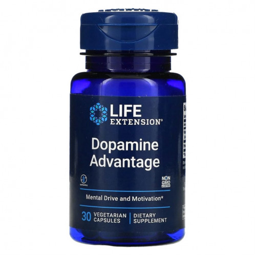 Life Extension, Dopamine Advantage, 30 вегетарианских капсул