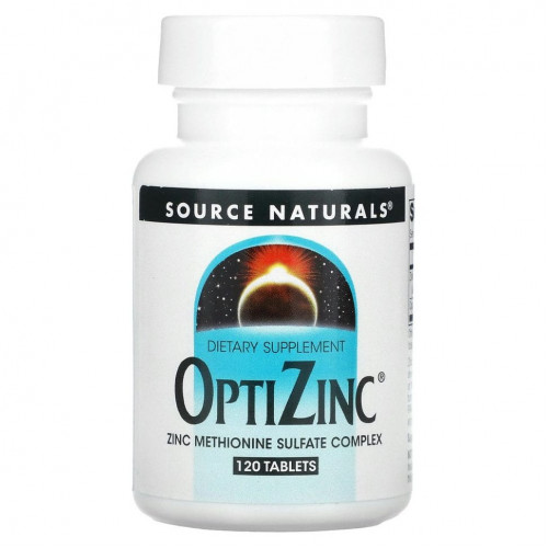 Source Naturals, OptiZinc, 120 таблеток