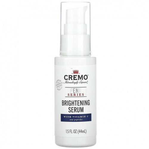 Cremo, Defender Series, Brightening Serum, With Vitamin C and Peptides, 1.5 fl oz (44 ml)