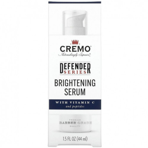 Cremo, Defender Series, Brightening Serum, With Vitamin C and Peptides, 1.5 fl oz (44 ml)