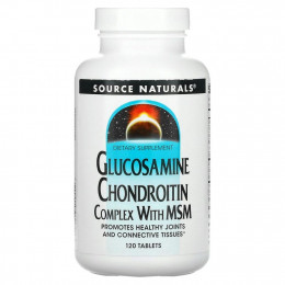 Source Naturals, Glucosamine Chondroitin Complex with MSM, 120 таблеток