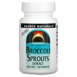 Source Naturals, экстракт ростков брокколи, 250 мг, 60 таблеток