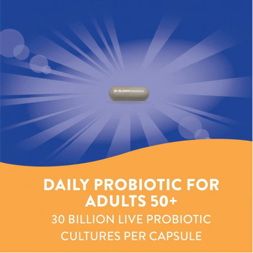 Nature's Way, Fortify, Age 50+ Probiotic + Prebiotics, Everyday Care, 30 Billion, 30 Delayed-Release Veg. Capsules