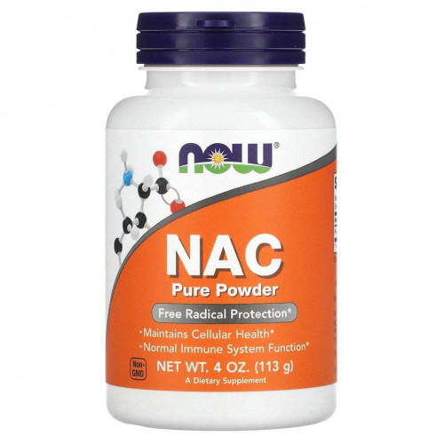 NOW Foods, NAC Pure Powder, 4 oz (113 g)