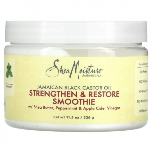 SheaMoisture, Strengthen & Restore Smoothie, Jamaican Black Castor Oil, 12 oz (340 g)