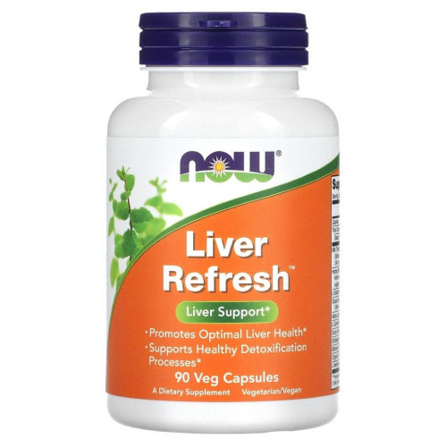 NOW Foods, Liver Refresh, 90 растительных капсул