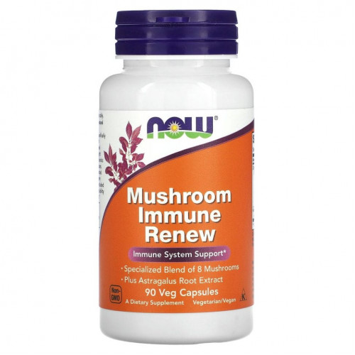 NOW Foods, Immune Renew, добавка для поддержки иммунитета, 90 растительных капсул