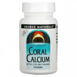 Source Naturals, коралловый кальций, порошок, 56,7 г (2 унции)