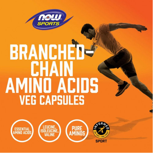 NOW Foods, Sports, аминокислоты с разветвленными цепями, 240 капсул