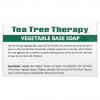 Tea Tree Therapy, Мыло на растительной основе, с маслом чайного дерева, брусок 110 г (3,9 унции)