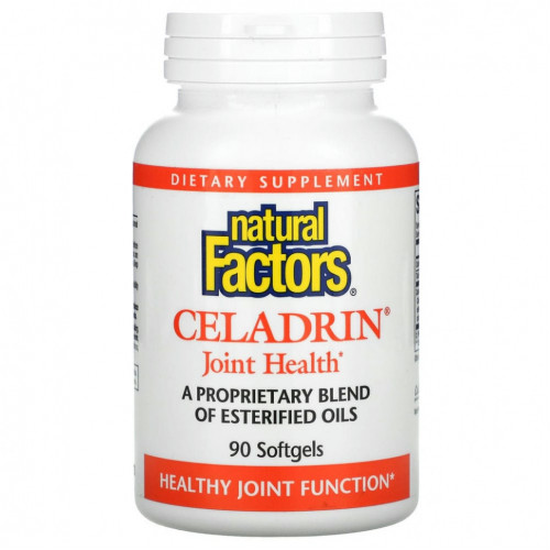 Natural Factors, Celadrin, для здоровья суставов, 90 капсул